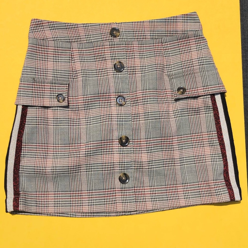 William B Plaid Mini Skirt